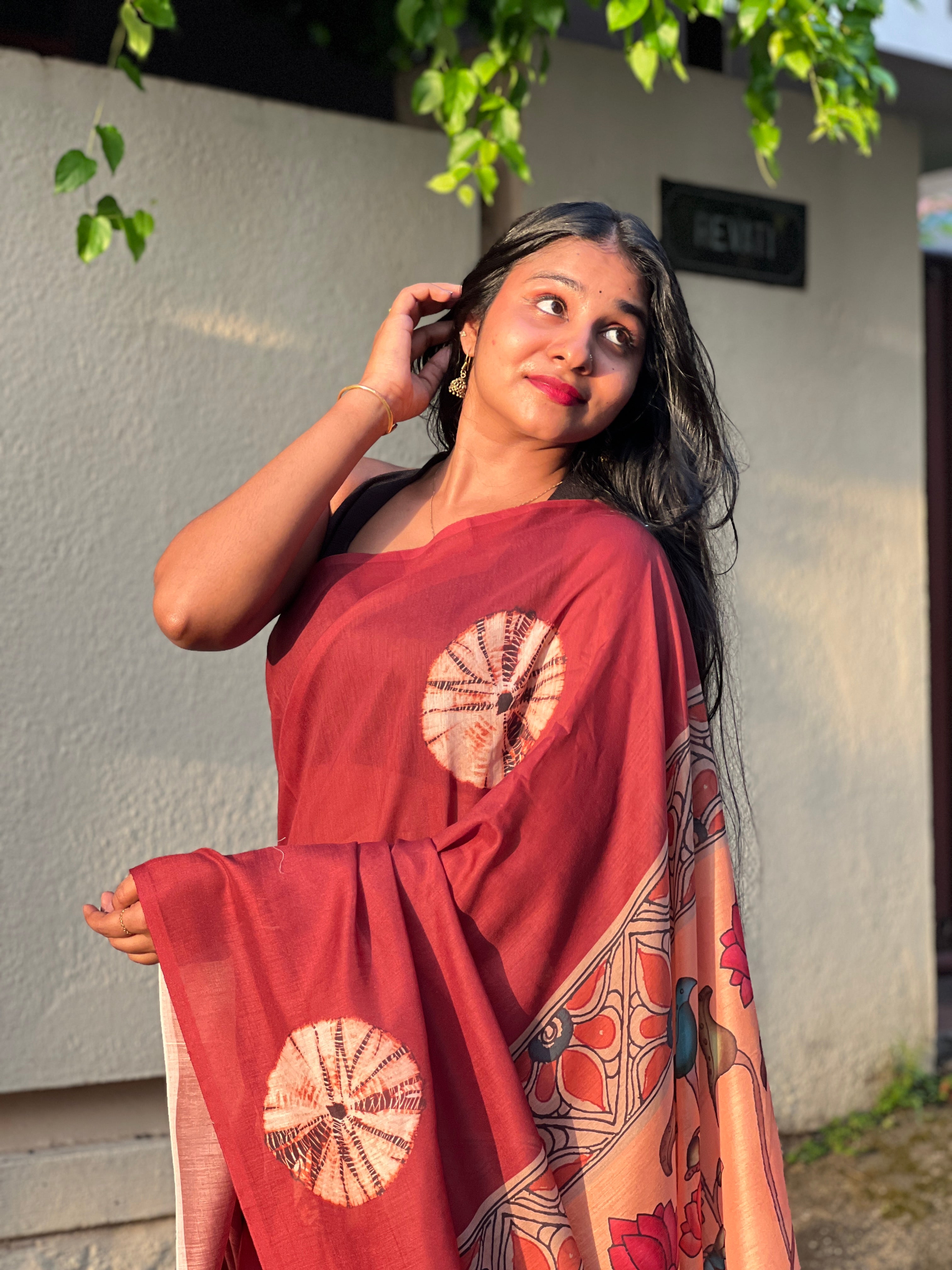 Printed Mul Cotton Saree | HT282