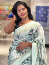 Floral Printed Chanderi Silk Saree | RGD184