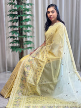 Cross Stitch Embroidery Silky Kota Saree | DVS234