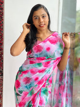 Floral Digital Printed Georgette Saree | HT196