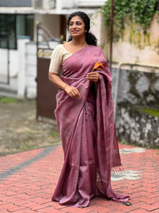 Kesiya Weaving Pattern Tussar Blended Saree | SKH150