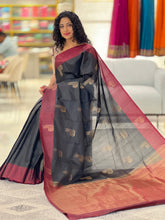 Geometrical Weaving Soft Silk Saree | TT201