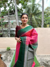 Kadai Line Weaving Pattern Soft Silk Kanchipuram Saree | GSH127