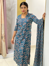 Floral Printed Pure Cotton Kurta Set | GHB137