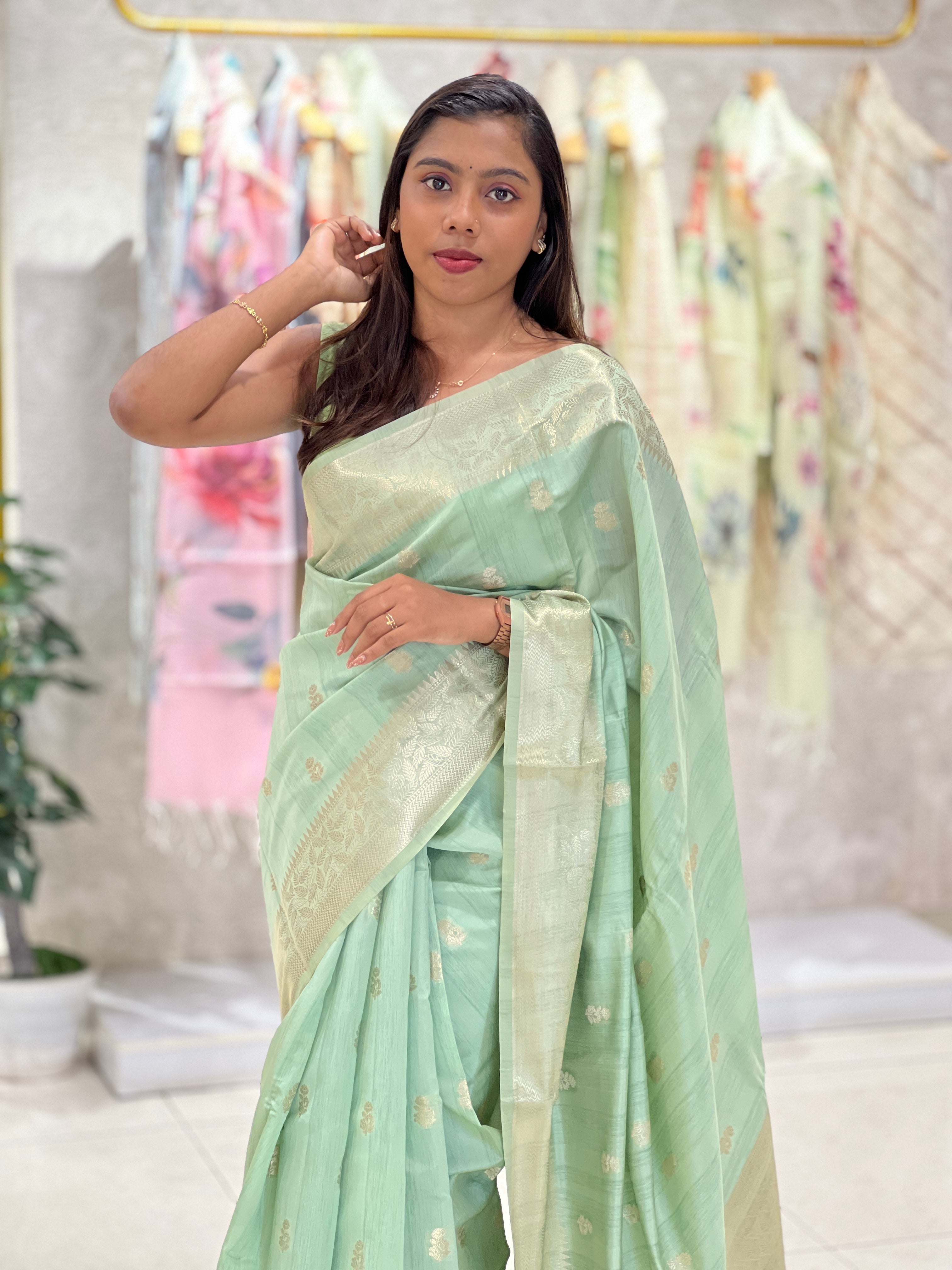 Zari Woven Banarasi Saree | NN458