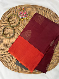 Geometrical Pattern Soft Silk Saree | SMS105