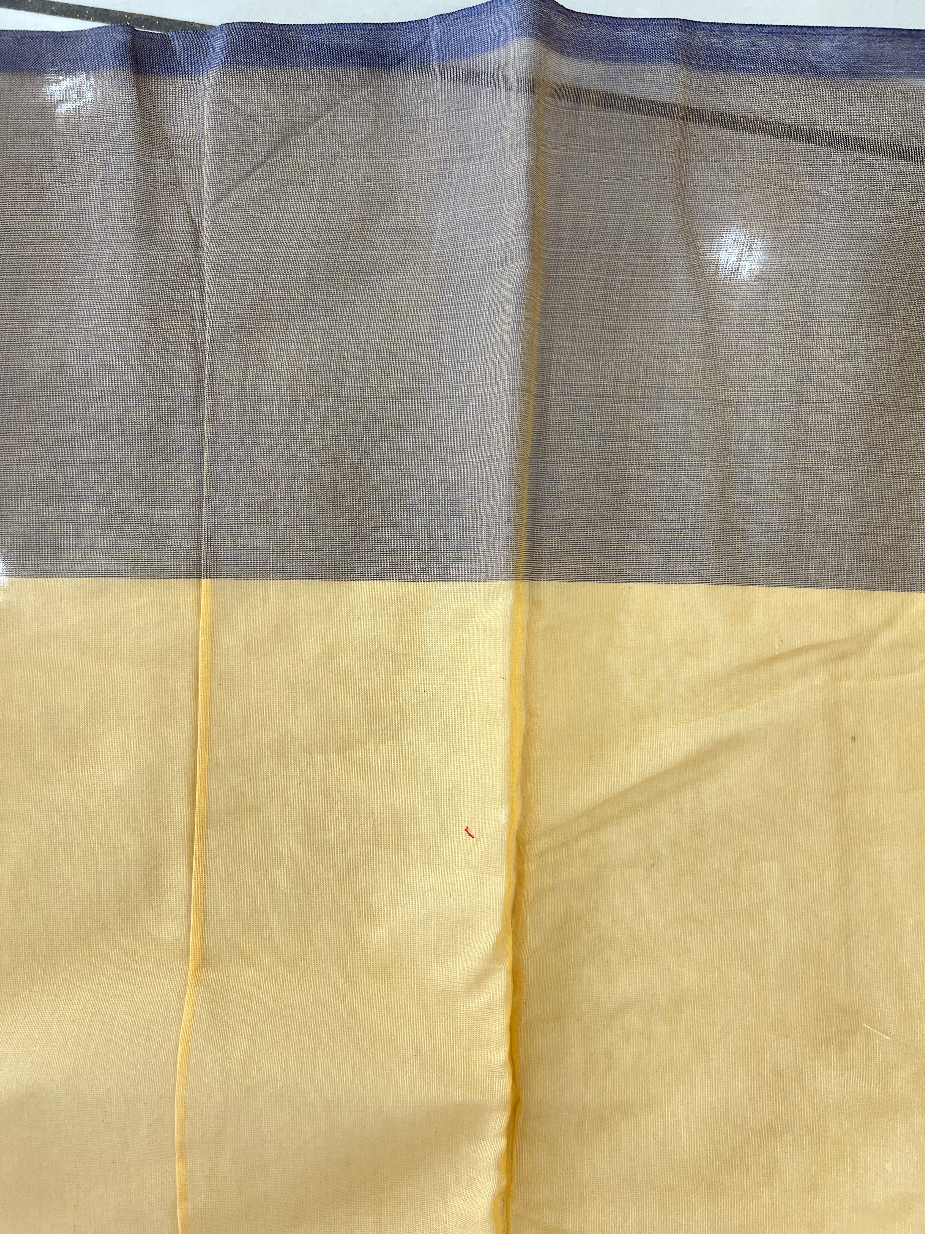Zari Weaved Cotton Silk Saree | RJT127