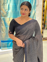 Screen Printed Muga Tussar Saree | YNG148