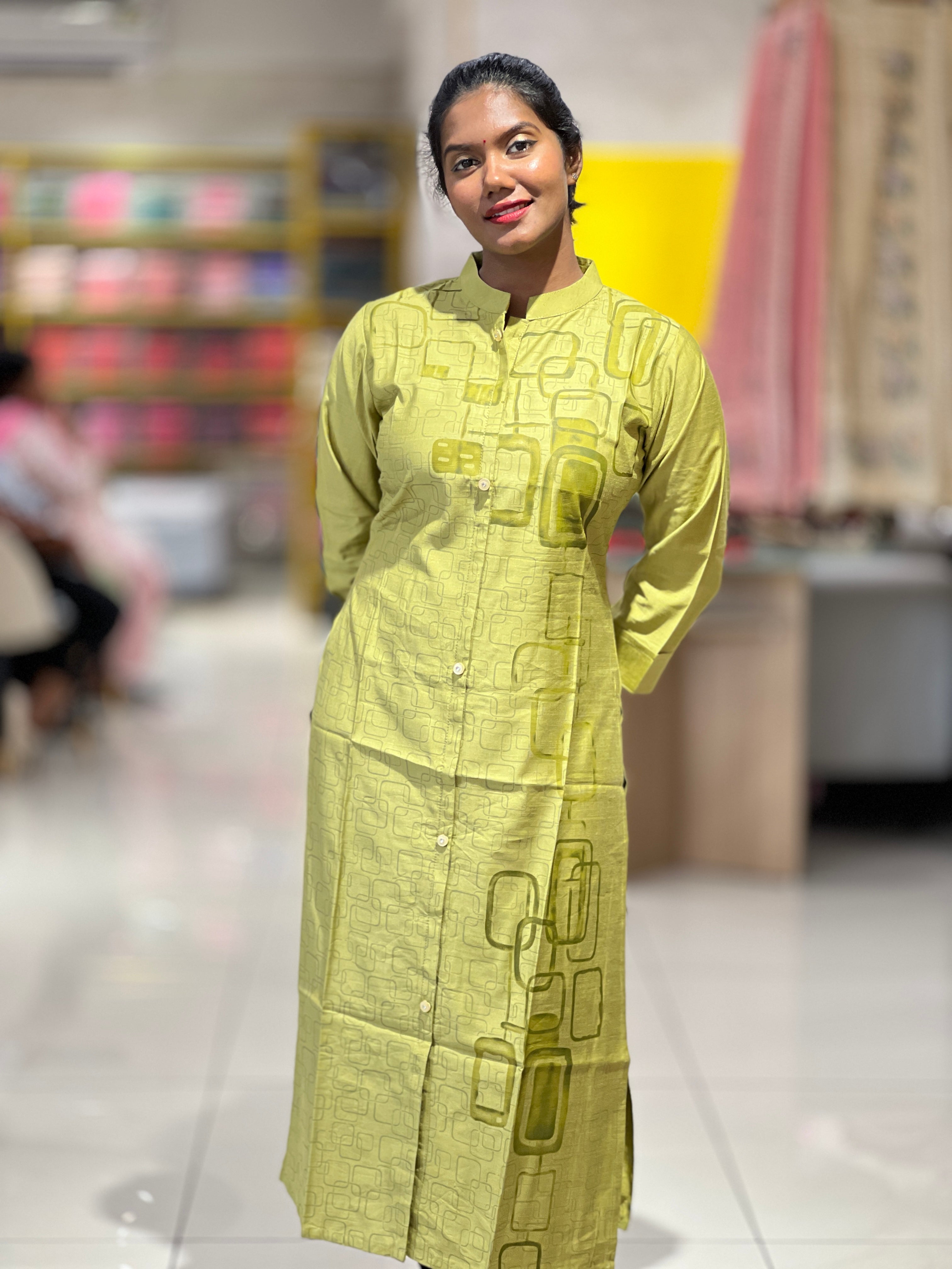 Digital Printed Rayon Silk Kurta | YAS157