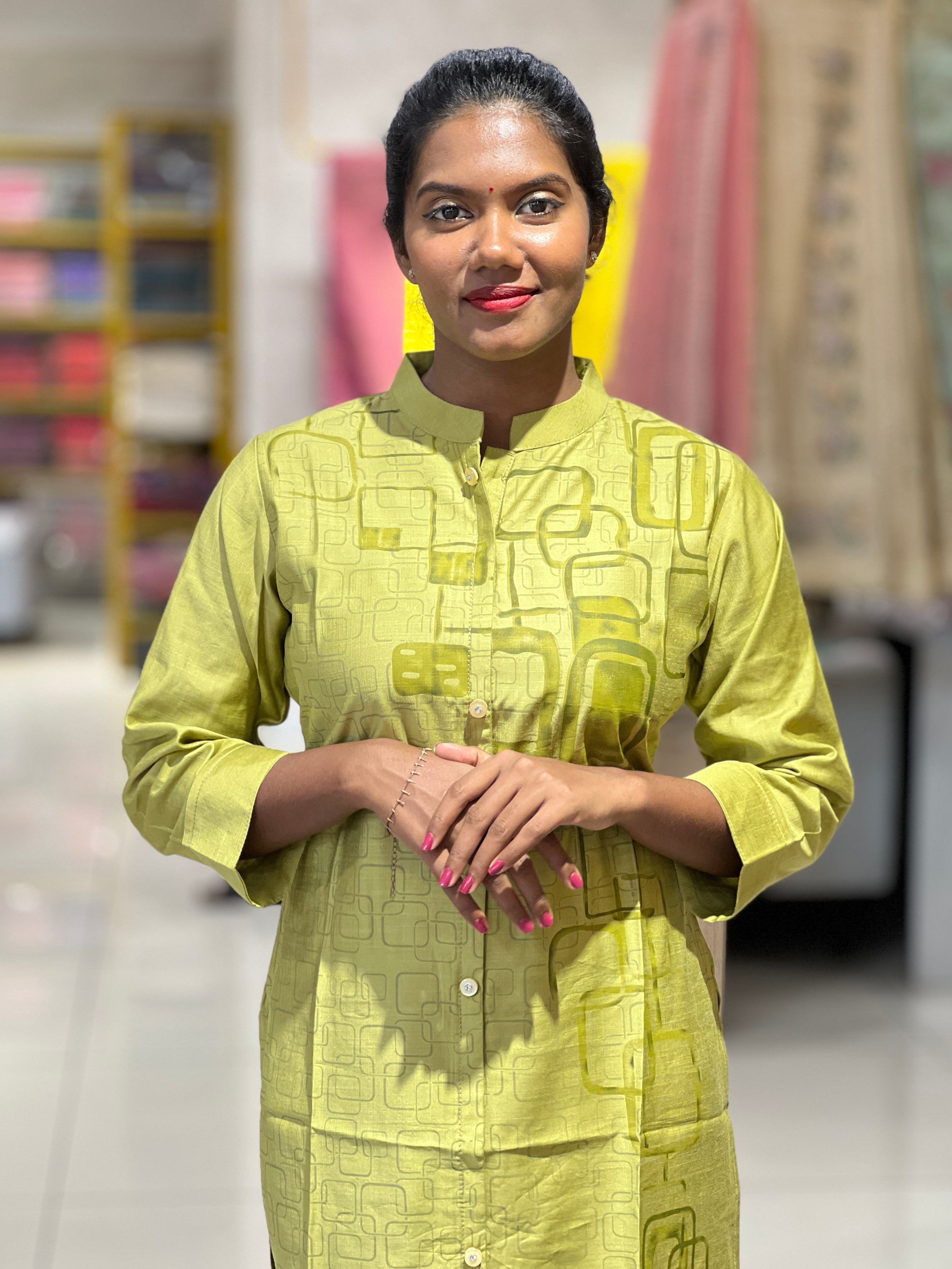 Digital Printed Rayon Silk Kurta | YAS157