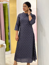 Printed Semi Silk Kurta | GHB134