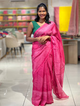 Block Printed Silky Kota Saree | SSN161