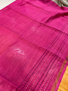 Digital Printed Chanderi Saree | RGD142