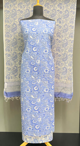 Floral Block Printed Cotton Salwar Set | JKL548
