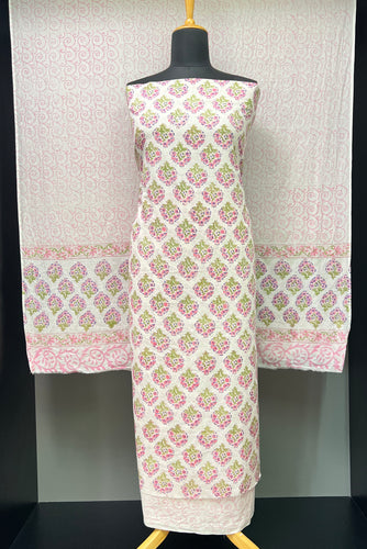 Block Printed Cotton Salwar Set | JKL566