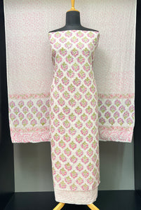 Block Printed Cotton Salwar Set | JKL566