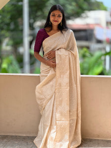 Printed Semi Silk Saree | BLD349