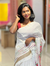 Floral Print Chanderi Finish Saree | SSN153