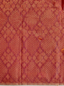 Copper Zari Butta Weaved Semi Silk Saree | KRK437