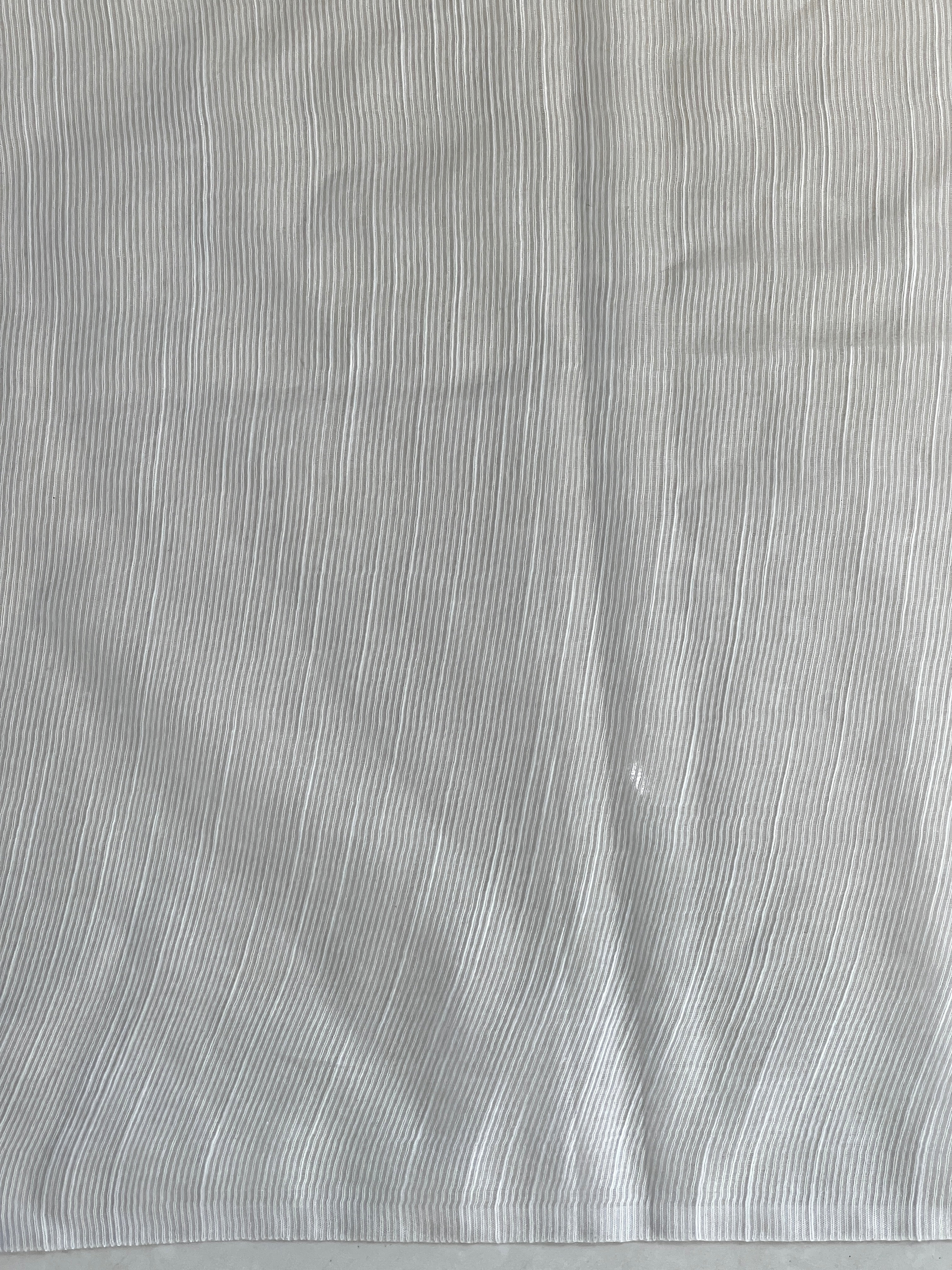 Thread Woven Geometric Patterned Linen Finish Saree | NHH494