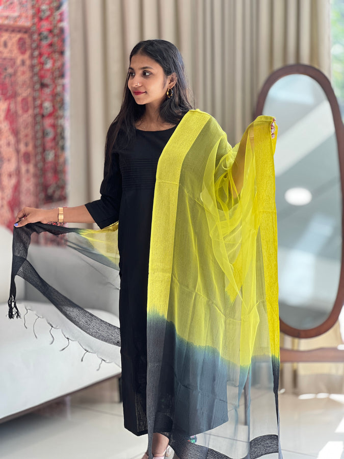 Double Shaded Organza Finish Dupatta | SS1004