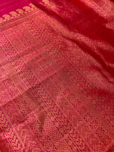 Reddish-Pink Color Kanchipuram Saree | OM110