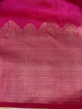 Reddish-Pink Color Kanchipuram Saree | OM110