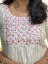 Embroidery With Sequence Detailed Chanderi Silk Kurta Material | DN766