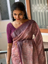 Printed Design Chanderi Saree | YNG325