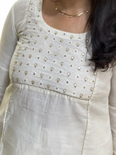 Beads & Sequence Embroidery Detailed Chanderi Silk Kurta Material | DN763
