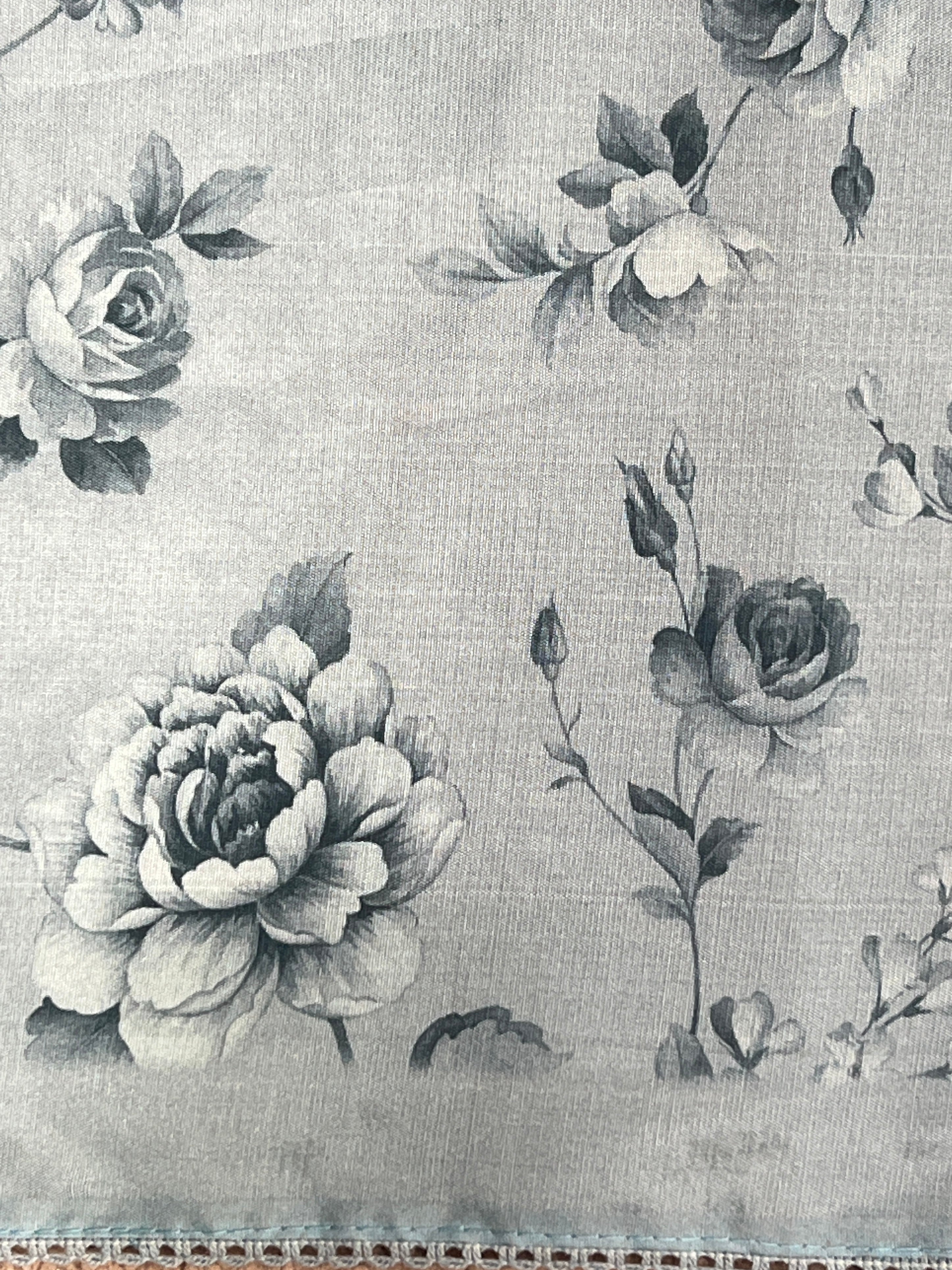 Floral Applique Detailed Tissue Organza Saree | PKS136