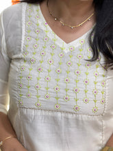 Embroidery With Sequence Detailed Chanderi Silk Kurta Material | DN762