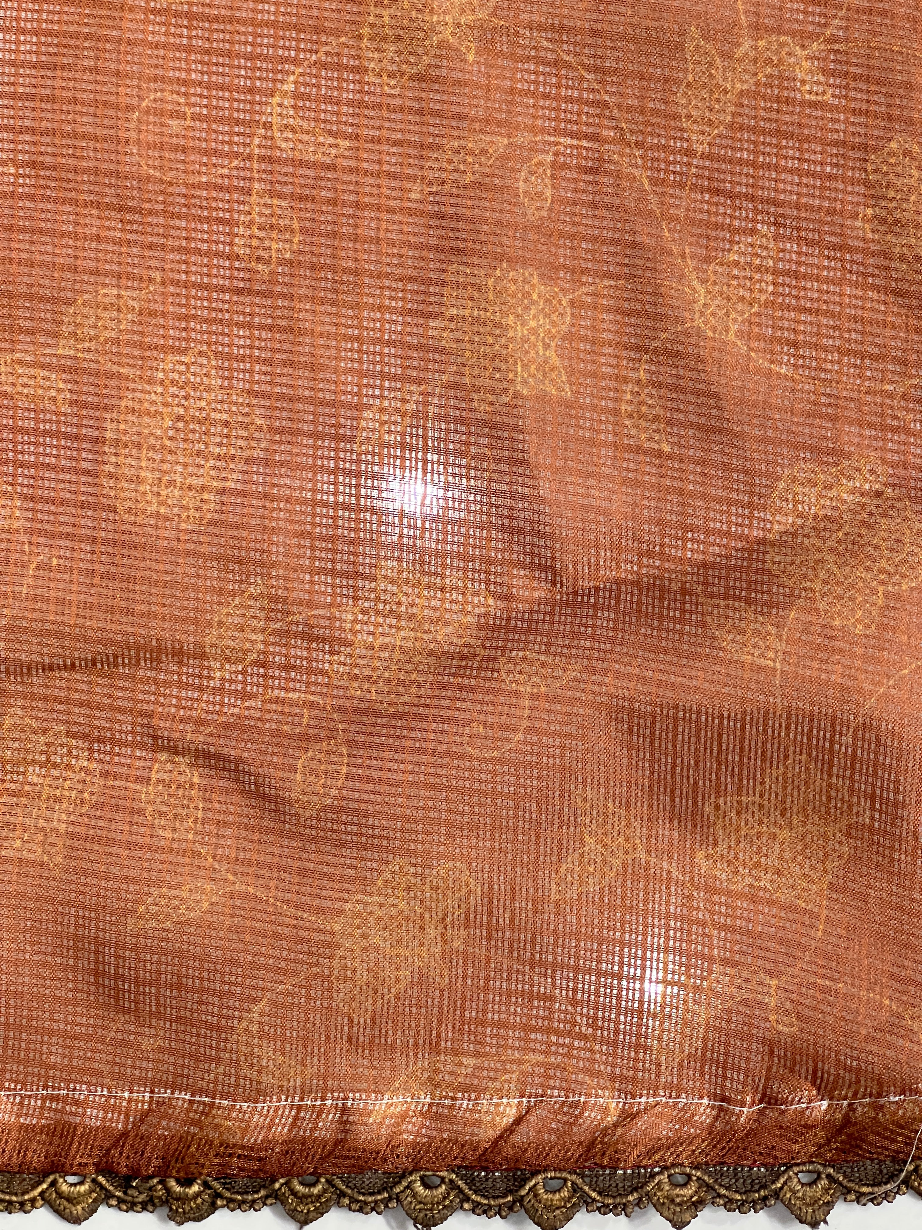 Floral Jaal Embroidery Detailed Kota Saree | HT312