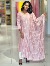 Embroidery Semi Silk Kurta Set | YAS169