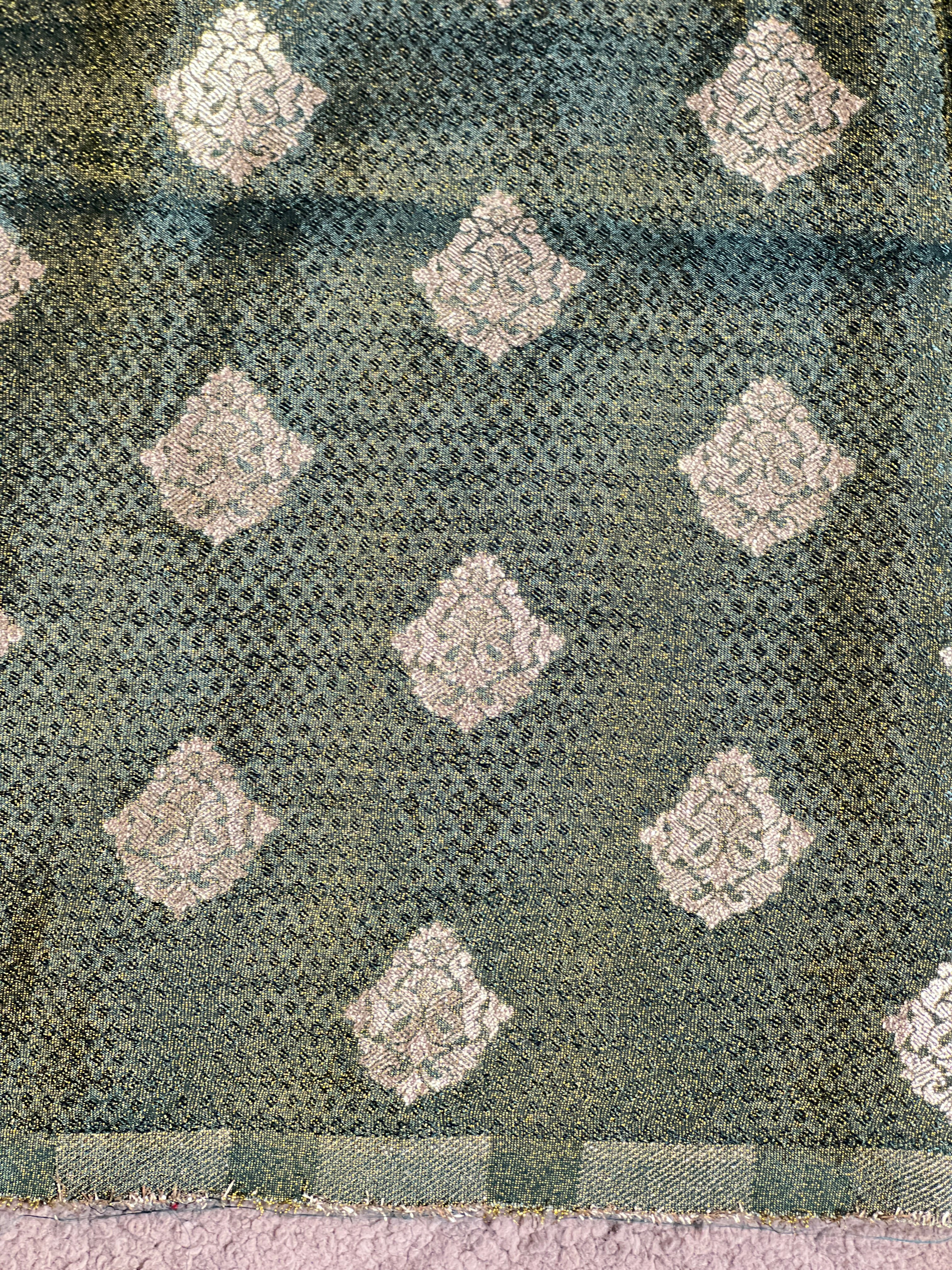 Stripe Woven Pattern Organza Saree | MB175