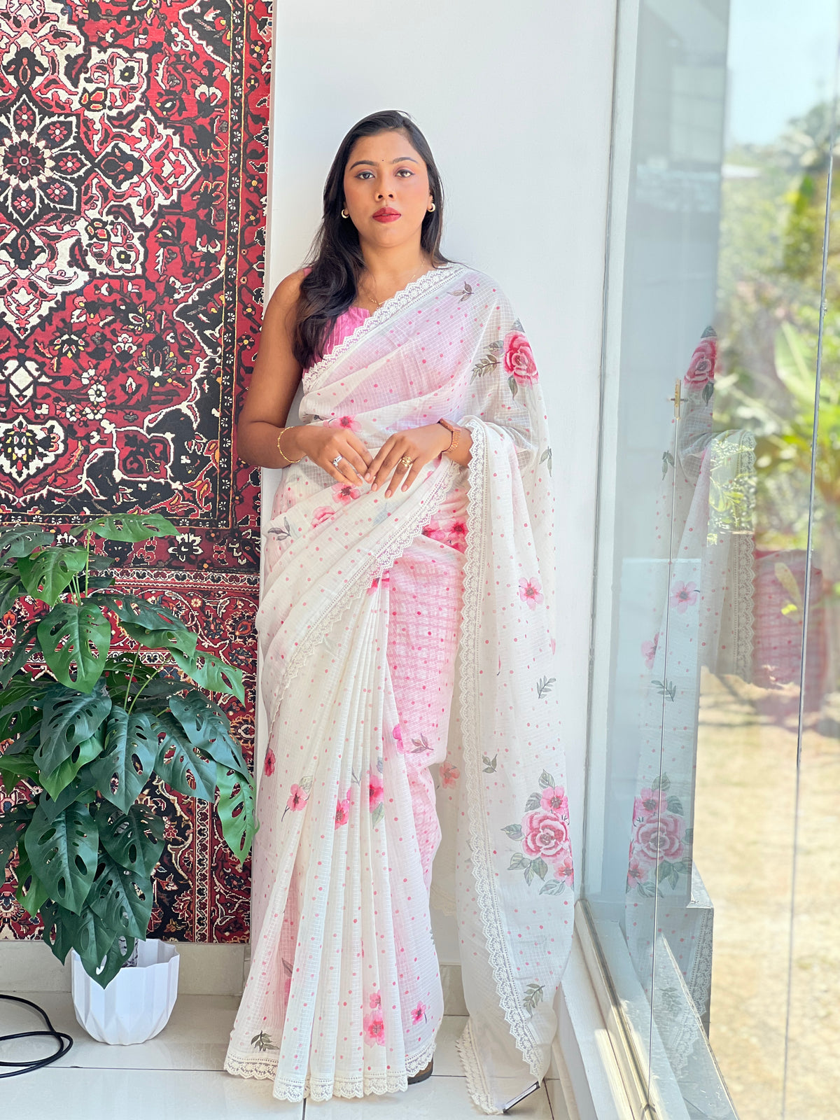 Digital Printed Silky Kota Saree | MR557