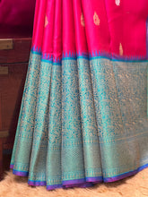 Silver and Golden Zari Buta Weaved Kanchipuram Saree | AK102