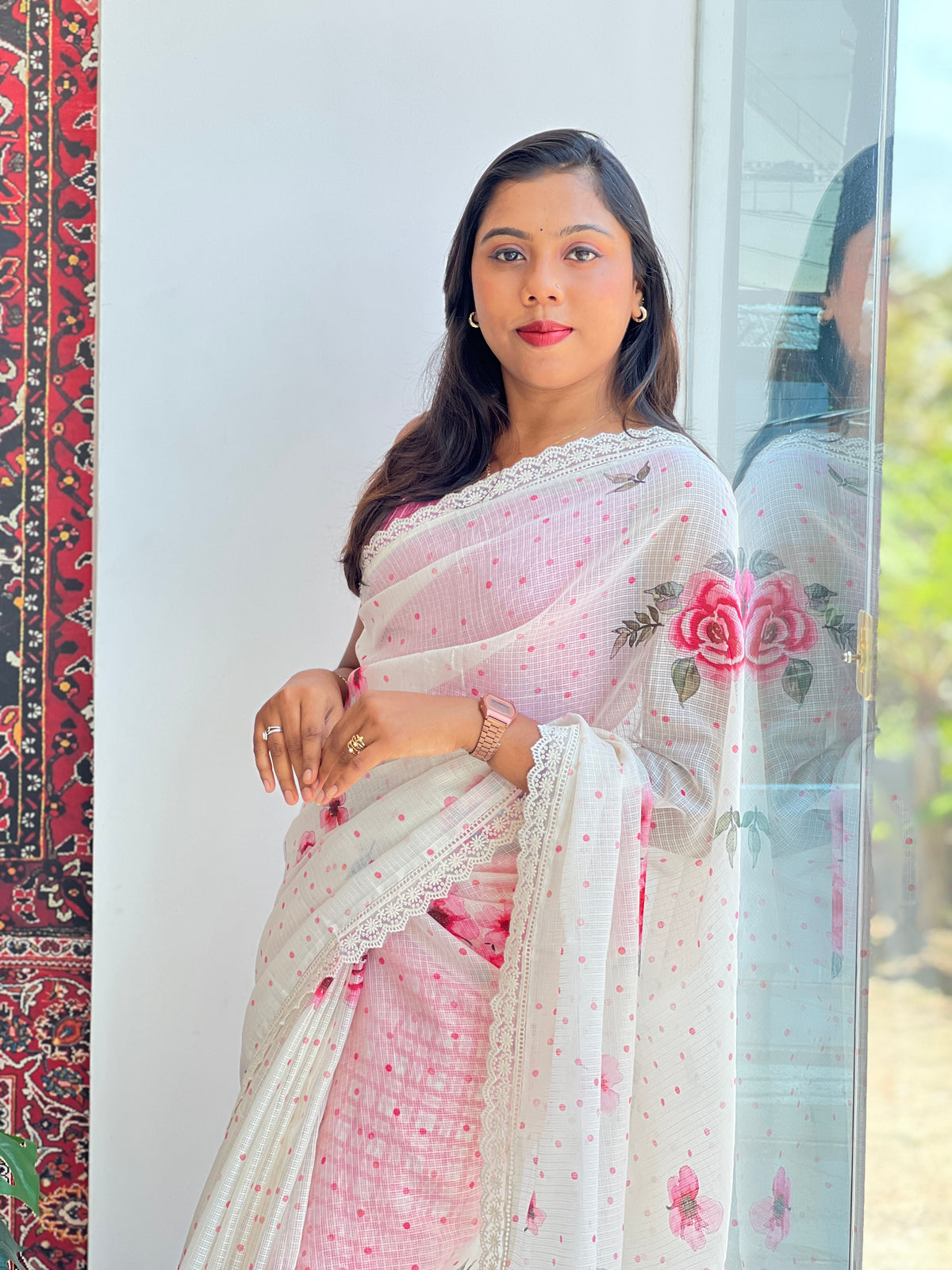 Digital Printed Silky Kota Saree | MR557
