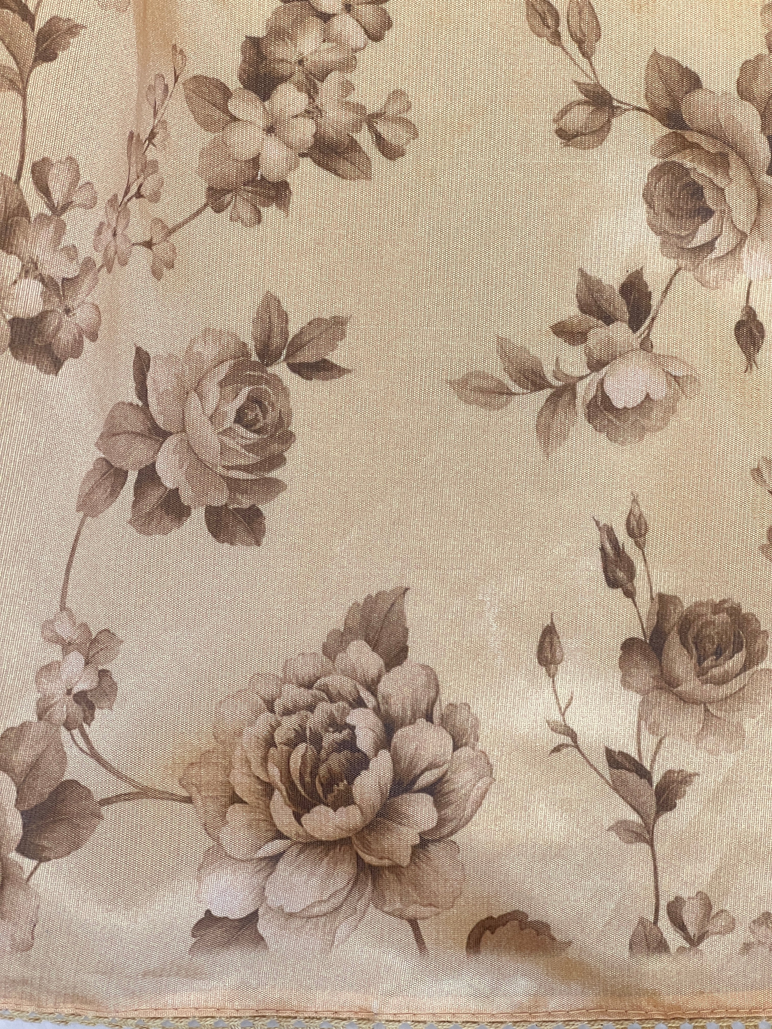 Floral Applique Detailed Tissue Organza Saree | PKS140