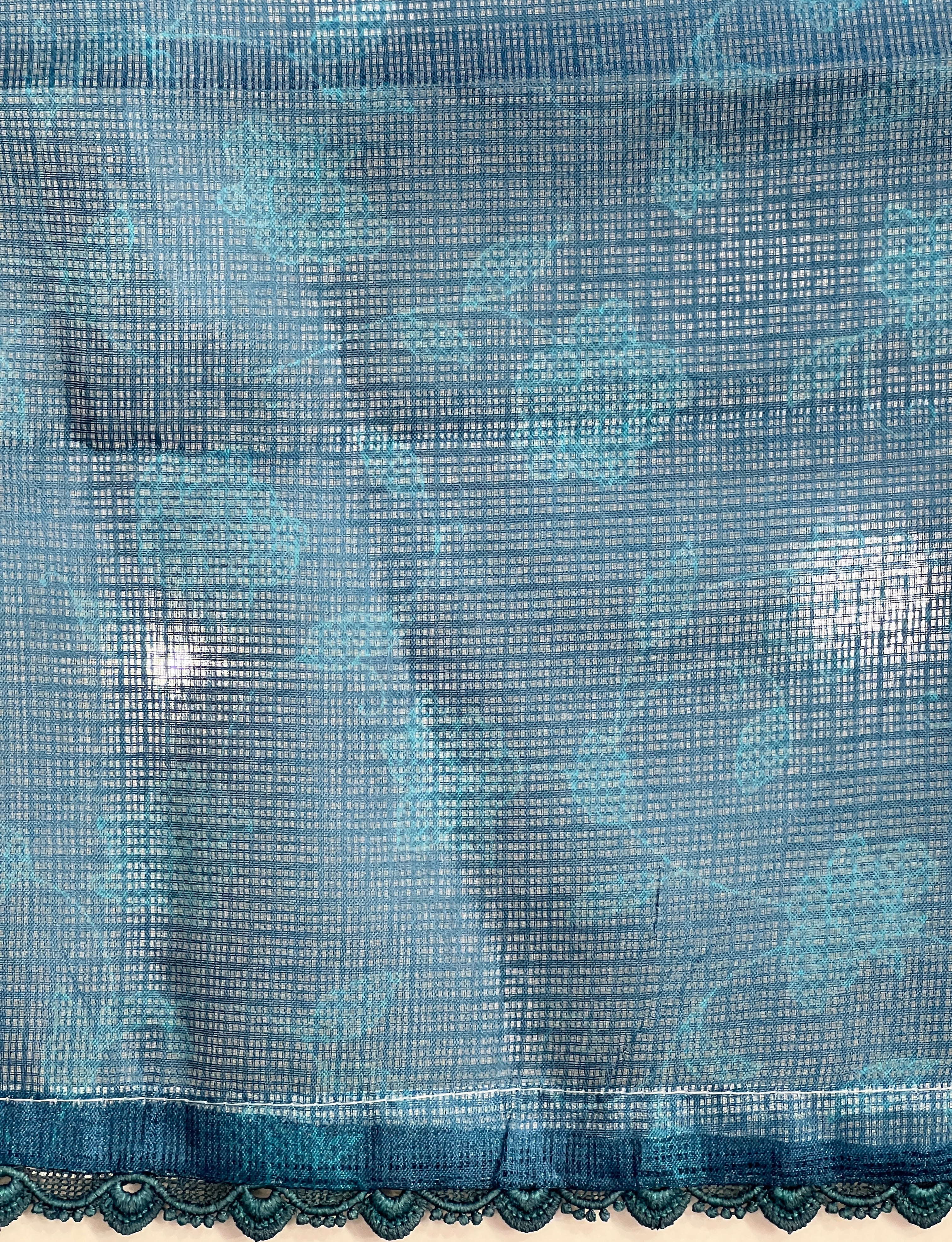 Floral Jaal Embroidery Detailed Kota Saree | HT309