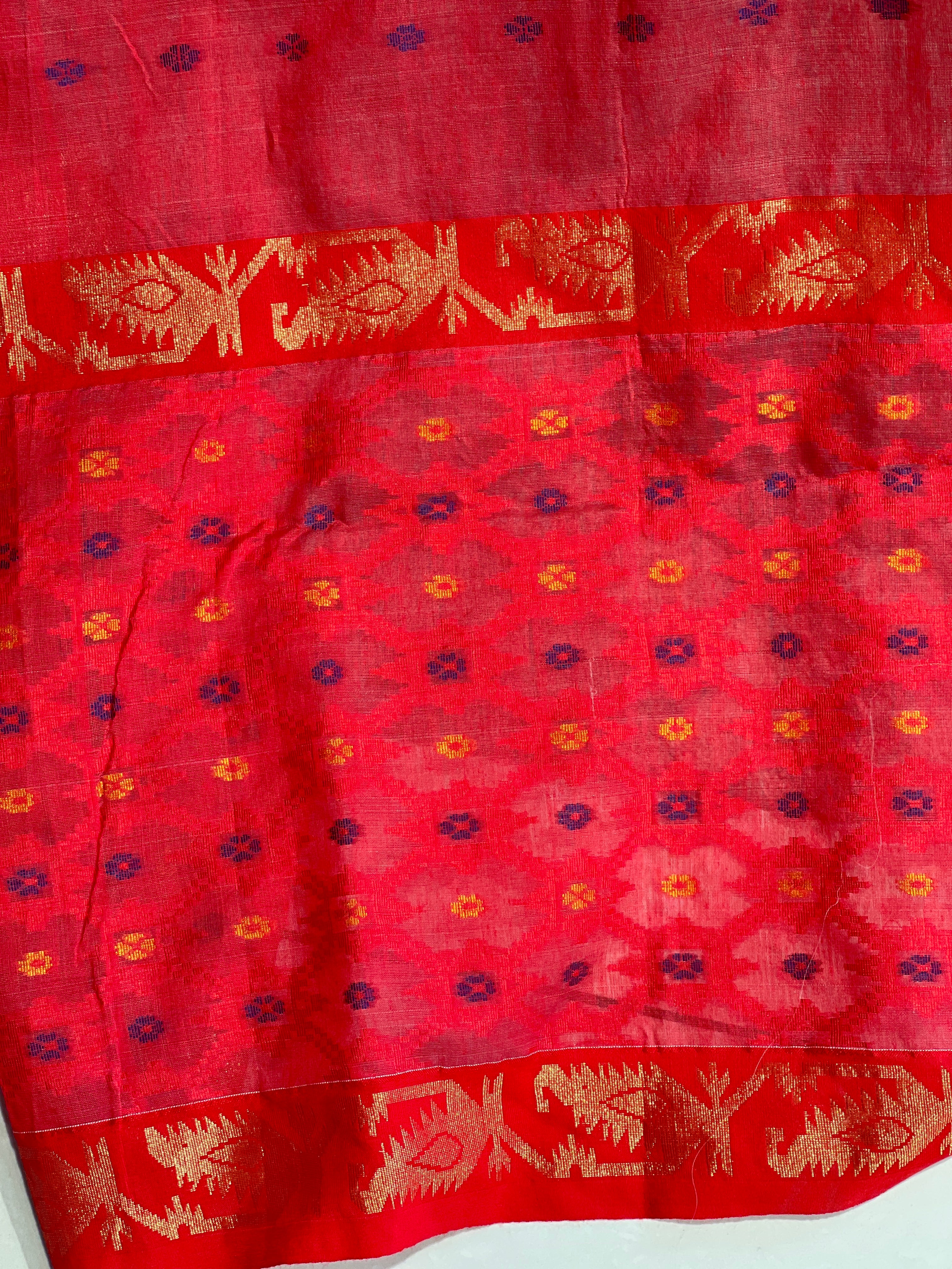 Thread Woven Cotton Saree | RP737