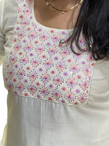 Embroidery With Sequence Detailed Banarasi Chanderi Kurta Material | DN756