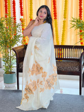 Floral Weaving With Zari Detailed Traditional Jamdani Saree | KAC198