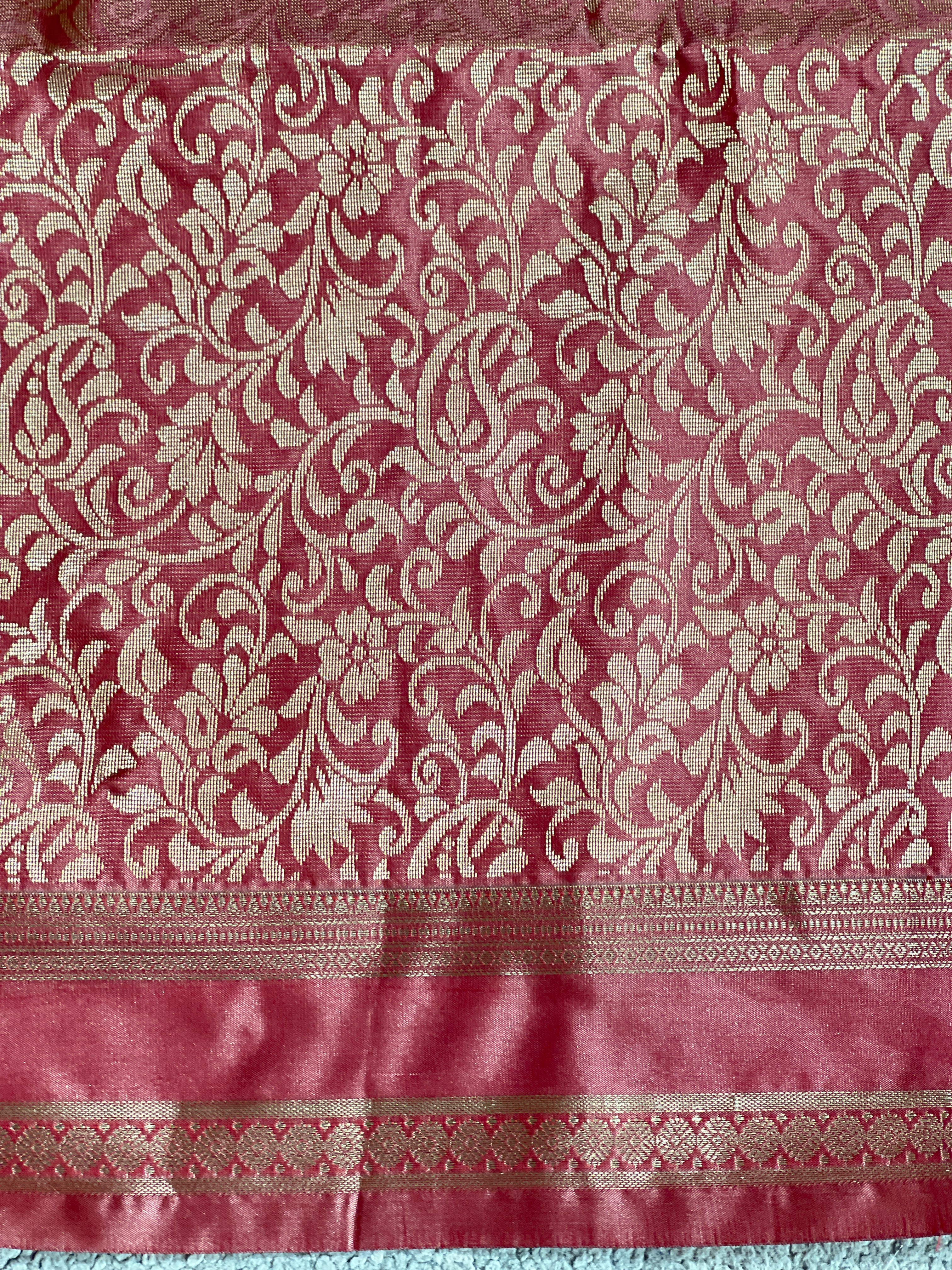 Rettapet Border Pattern Semi Silk Saree | LPR138