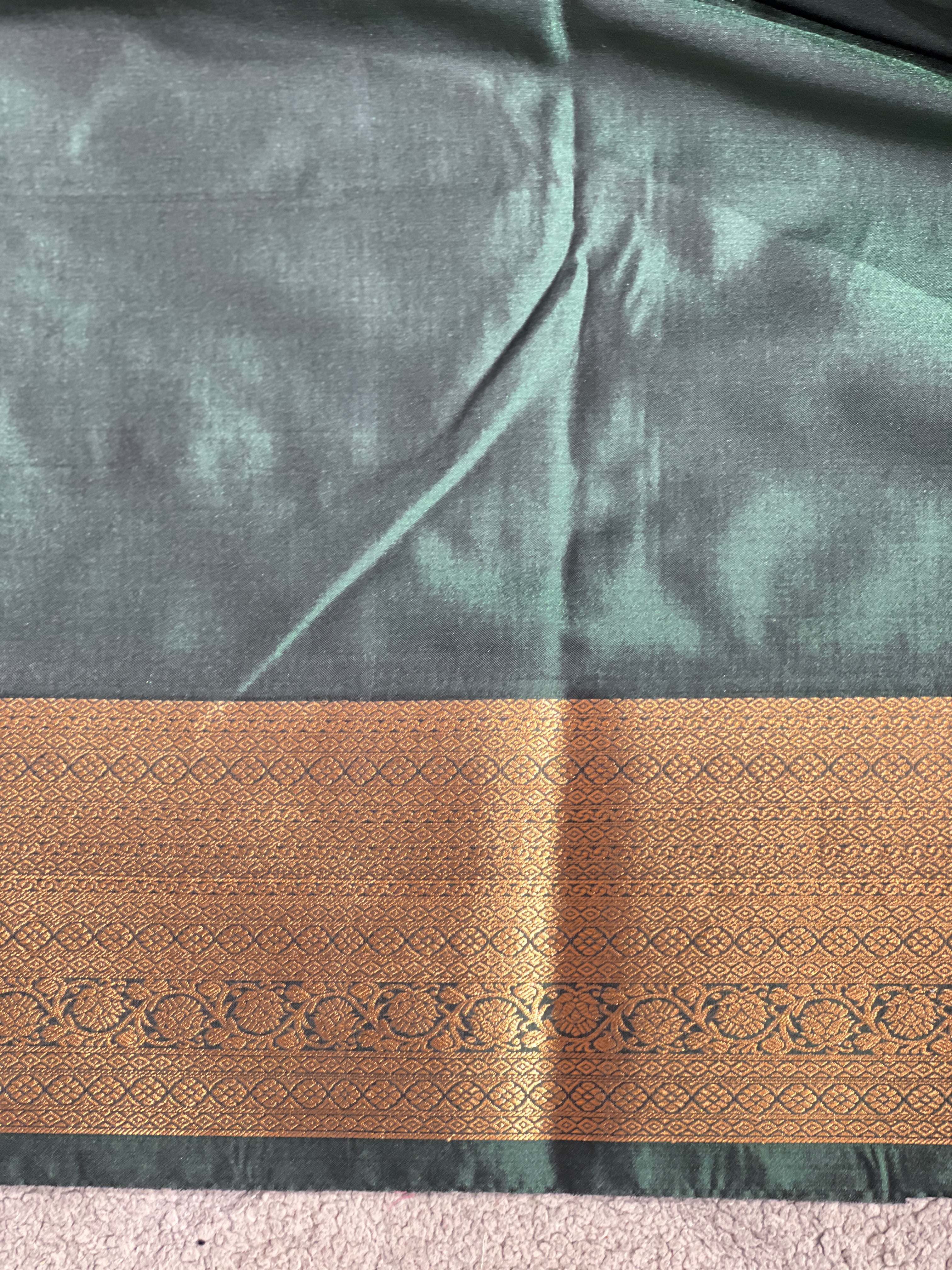 Floral Weaving Pattern Semi Silk Saree | SEN151