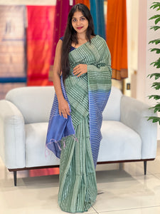 Kesiya Weaved Bhagalpuri Linen Saree | DLS257