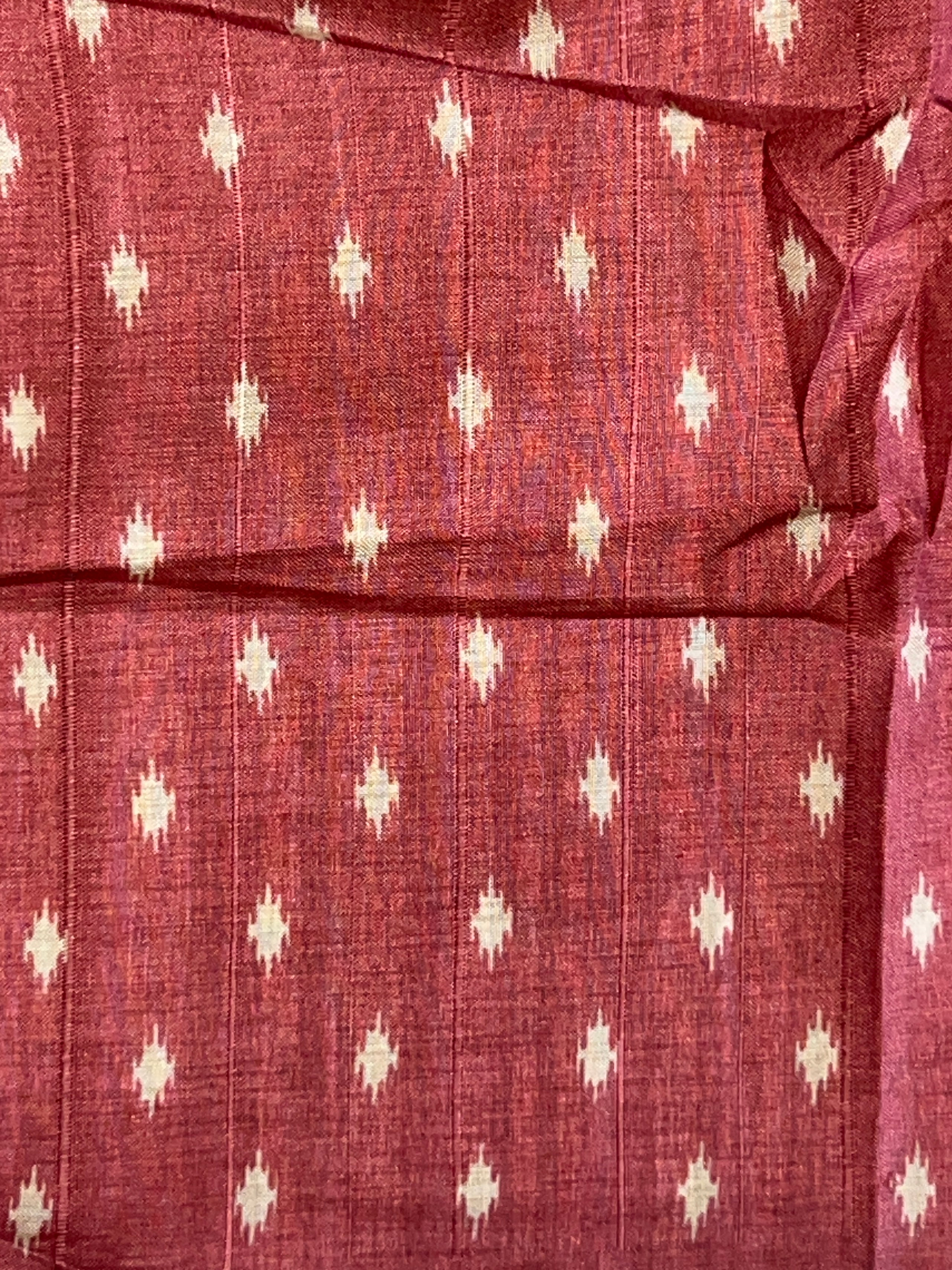 Jaal Patterned Embroidered Semi Tussar Saree | SSN454