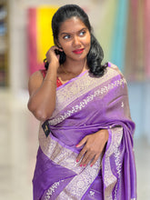 Pitta Work Pattern Tissue Banarasi Saree | SSN151