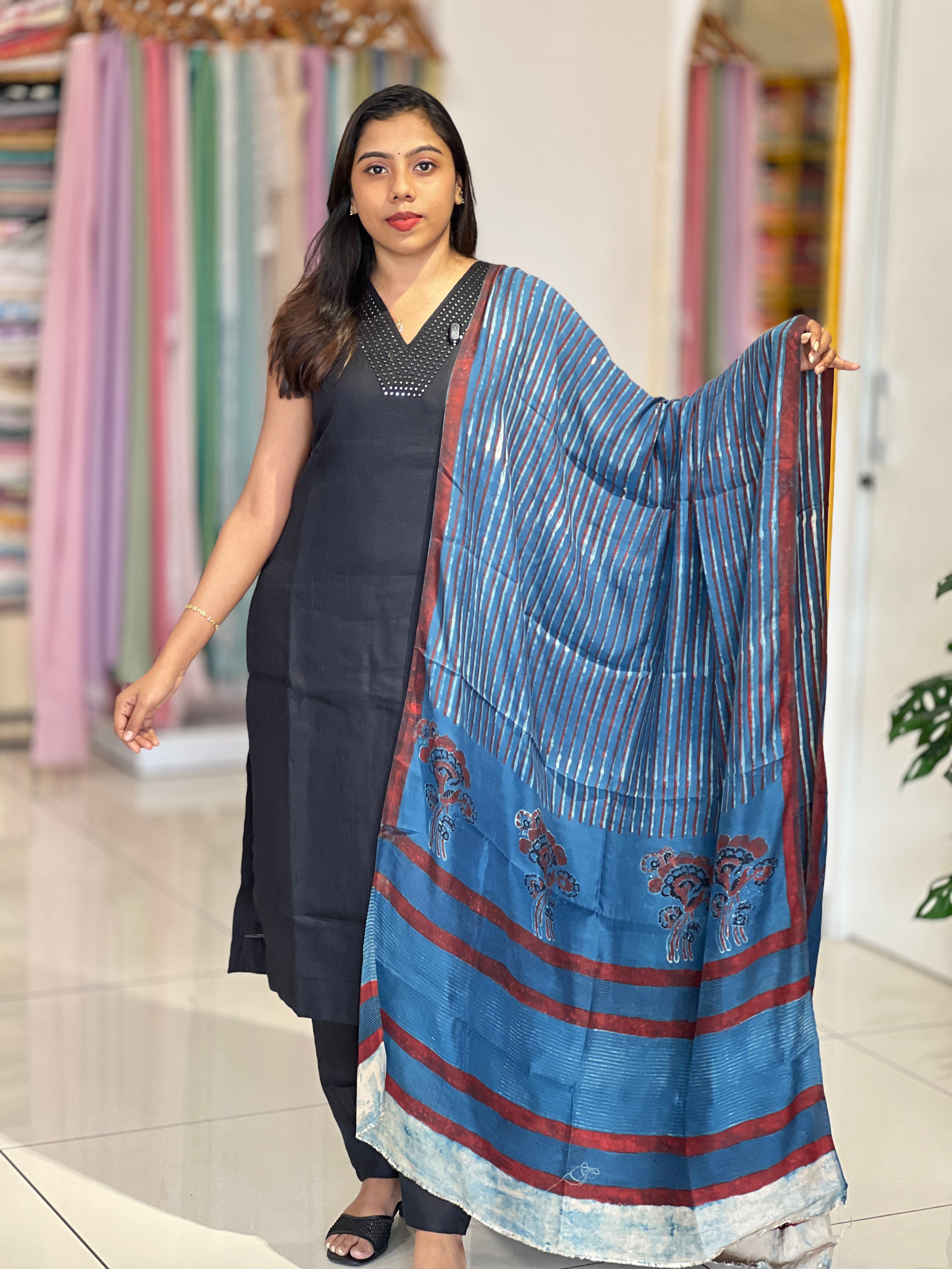 Printed Modal Duppatta | VFC620