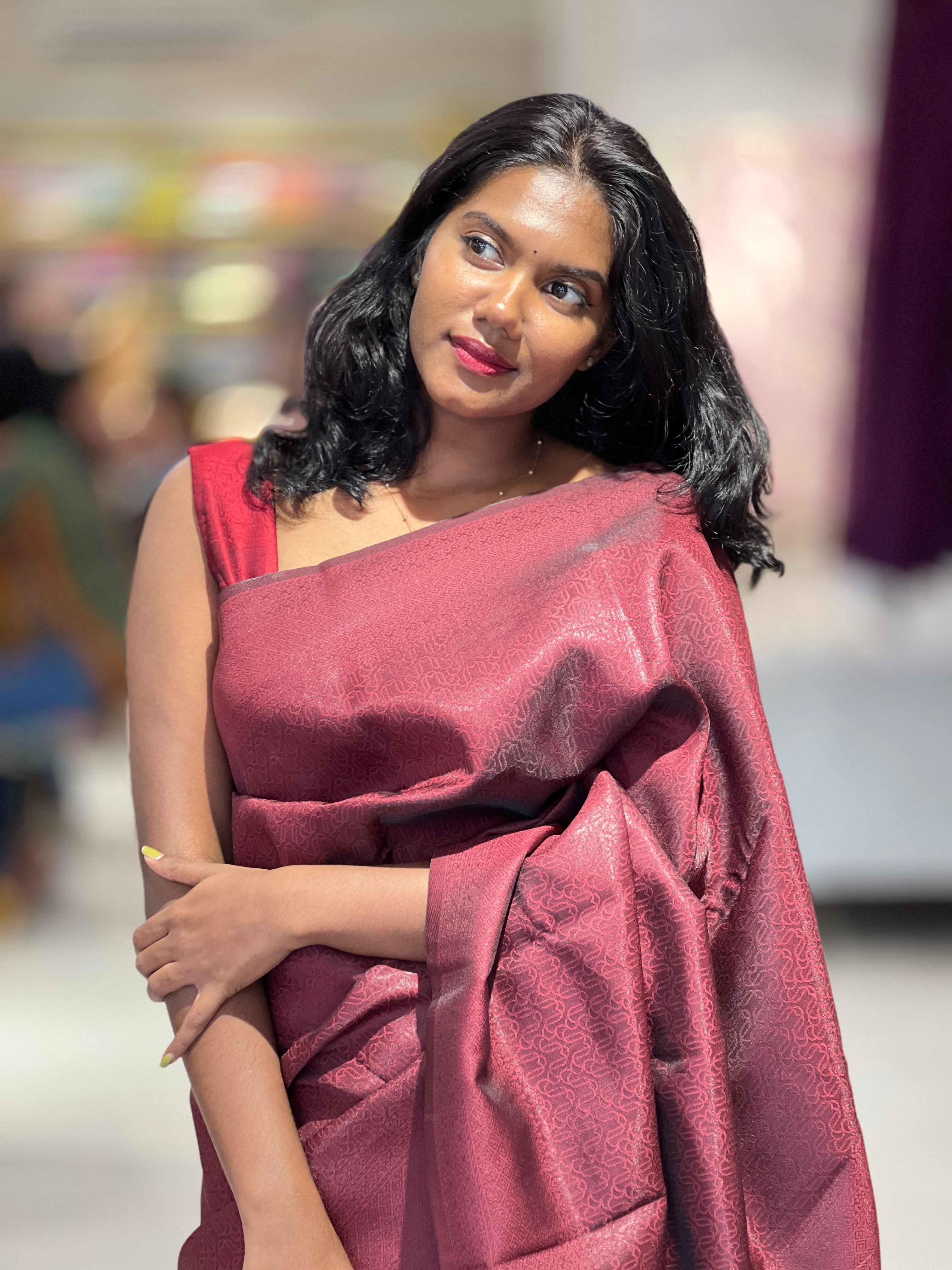 Zari Weaved Semi Silk Saree | KAC227